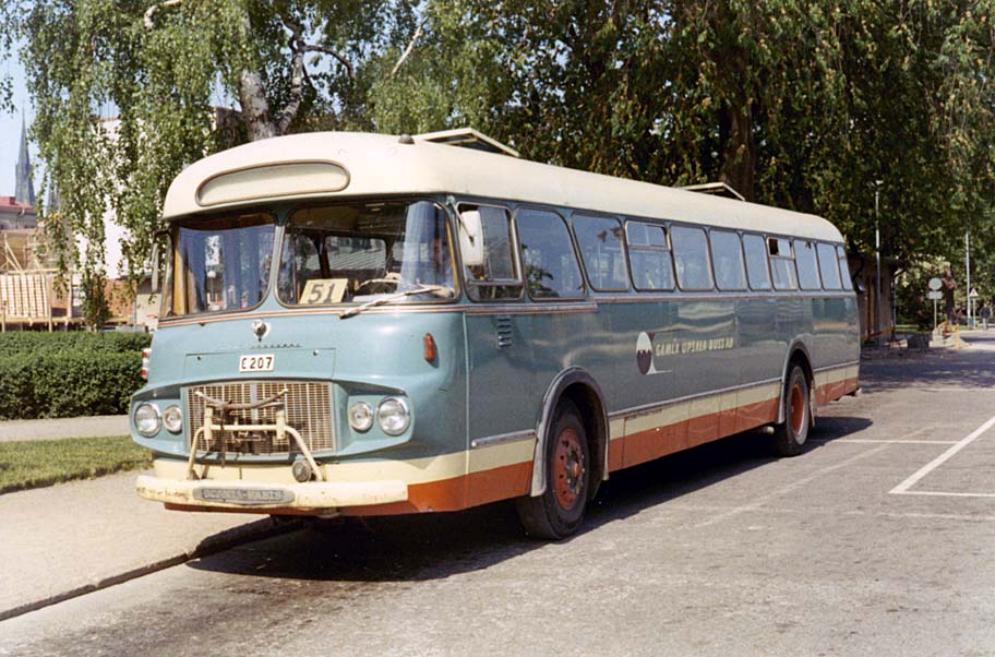 Gamla Upsala Buss AB - Foto Från 1970